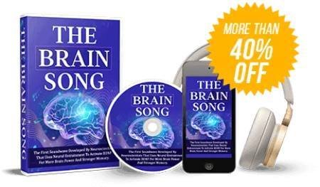 Final section of The Brain Song sales page – call-to-action to purchase the 17-minute daily brainwave audio program.